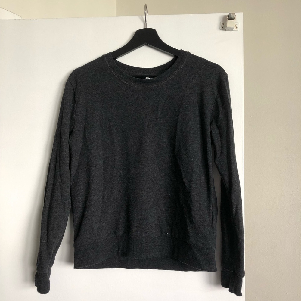 H&M Basic Divided Dark Grey Sweatshirt